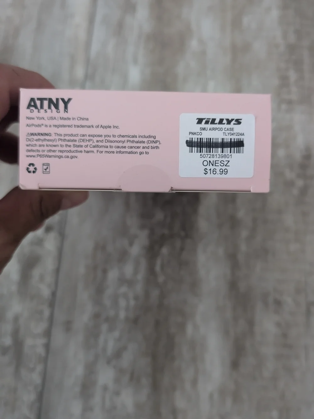 Tilly's Pink Bow Silicone AirPods Case